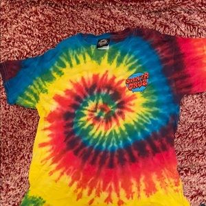 Tie dye Santa Cruz t-shirt size medium rainbow